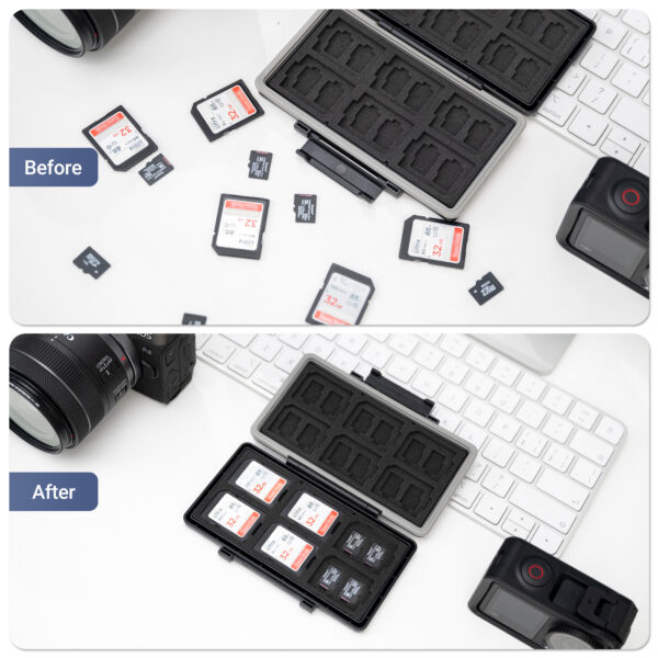 JJC Memory Card Case for for SD card and MSD(TF) card storage - Image 4
