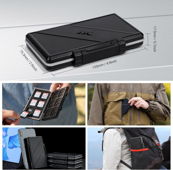 JJC Memory Card Case for for SD card and MSD(TF) card storage - Image 6