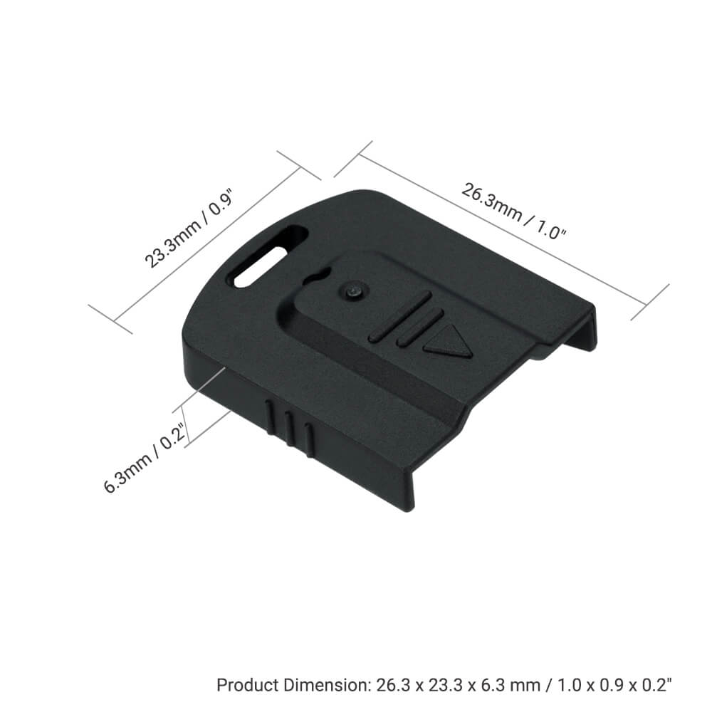 JJC Hot Shoe Cover For Canon Cameras (2 Pack) - Protects Multi-Function Shoe, Fits EOS R1, R3, R5II, R7, R10 & More