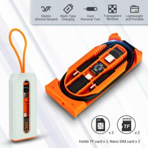 thumbnail image 2 of Usb Box 53 Slots USB And SD Cad Case Fo 18 Flash Dive 8 Mini Driver 9 Sd And 18 Micro Sd Cardusb Drive Case Hardshockproof Water Resistantpen Drive Case Usb Flash 2 of 10