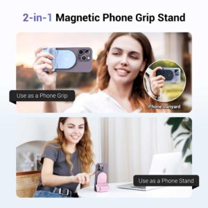 2-in-1 Magnetic Phone Grip Stand