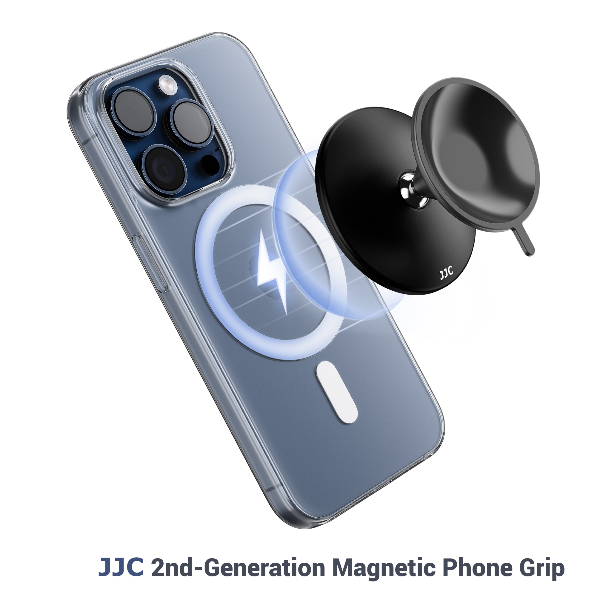 Magnetic Suction Cup Phone Mount,360 Degree Rotating Suction Mirror Phone Sticky Grip Stand for iPhone 15 14 13 12 Mag-Safe Case & All Phones JJCFOTO Magnetic Suction Cup Phone Mount,360 Degree Rotating Suction Mirror Phone Sticky Grip Stand for iPhone 15 14 13 12 Mag-Safe Case & All Phones JJCFOTO