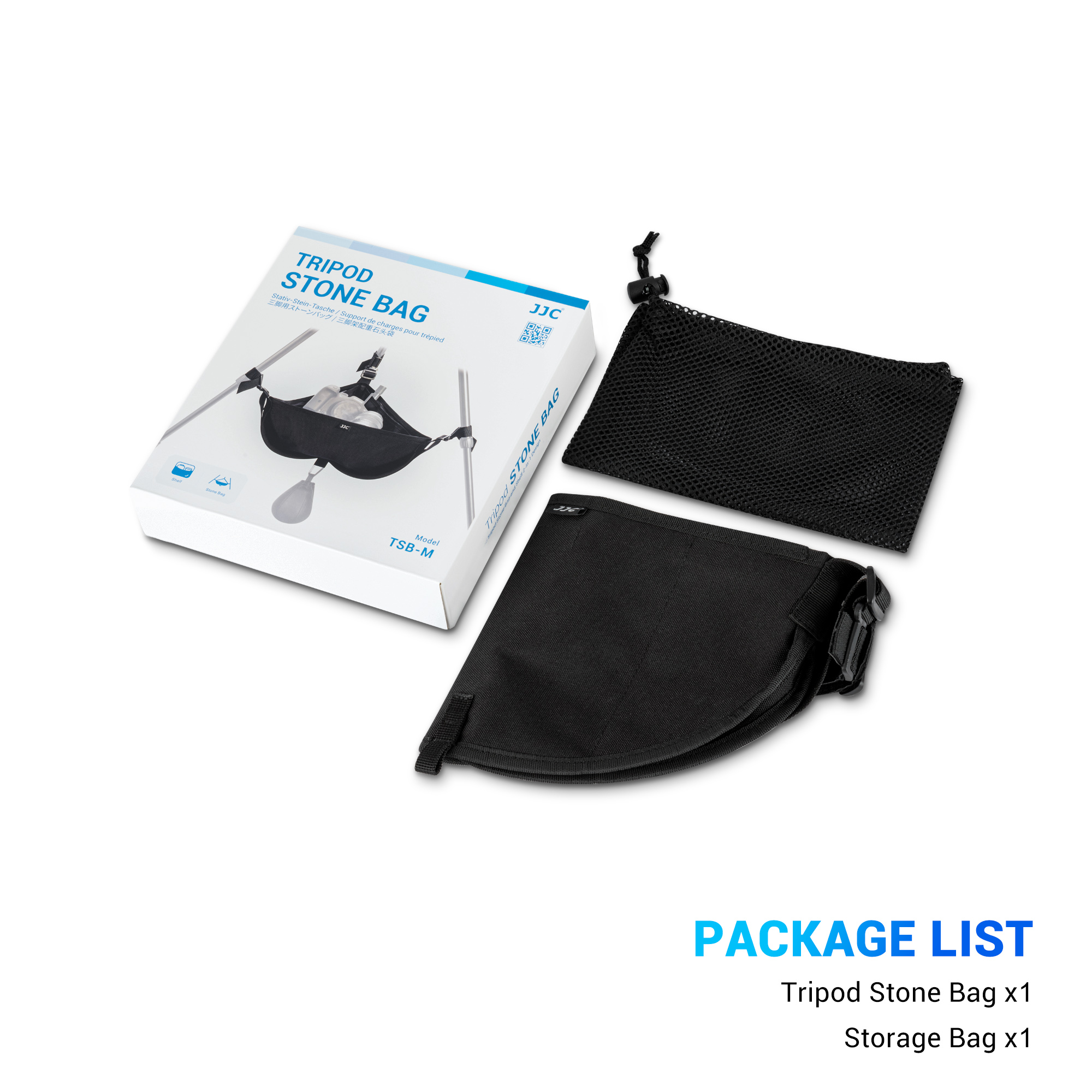 JJC Tripod Weight Stone Bag, Heavy Duty Sandbag for Lightweight Tripod  Easel Light Stand Astrophotography, Tripod Rock Bag Camera Equipment  Storage