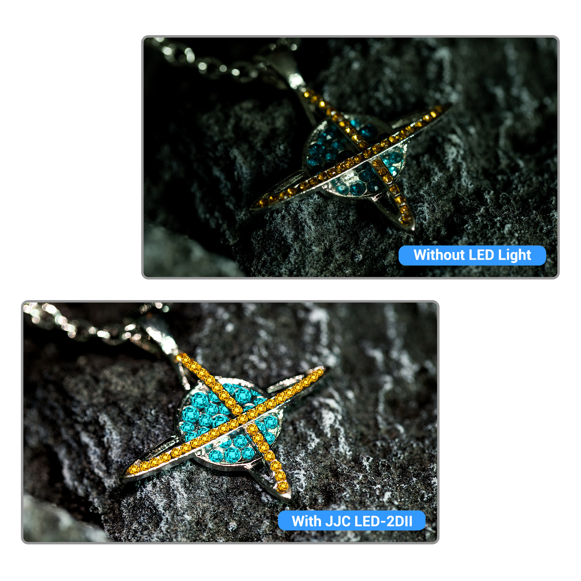 JJC 10 Inch Long LED Macro Arm Light, 5 Brightness CRI 95+ Macro Photography Lighting with Shoe Mount for Canon Nikon Sony DSLR Cameras - Image 7