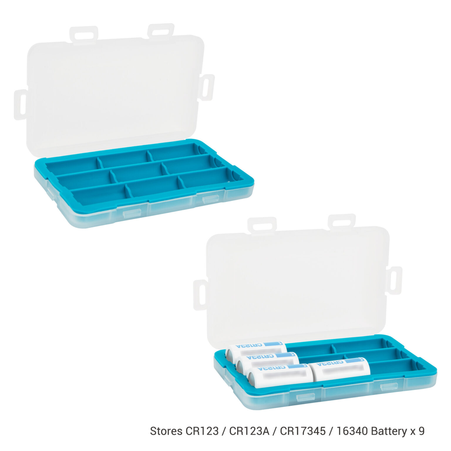 Boîte De Rangement étanche 28 Slots Pour Piles 18650 - Protection Anti-choc, Noire - Pour Vape, Torches | Neuf