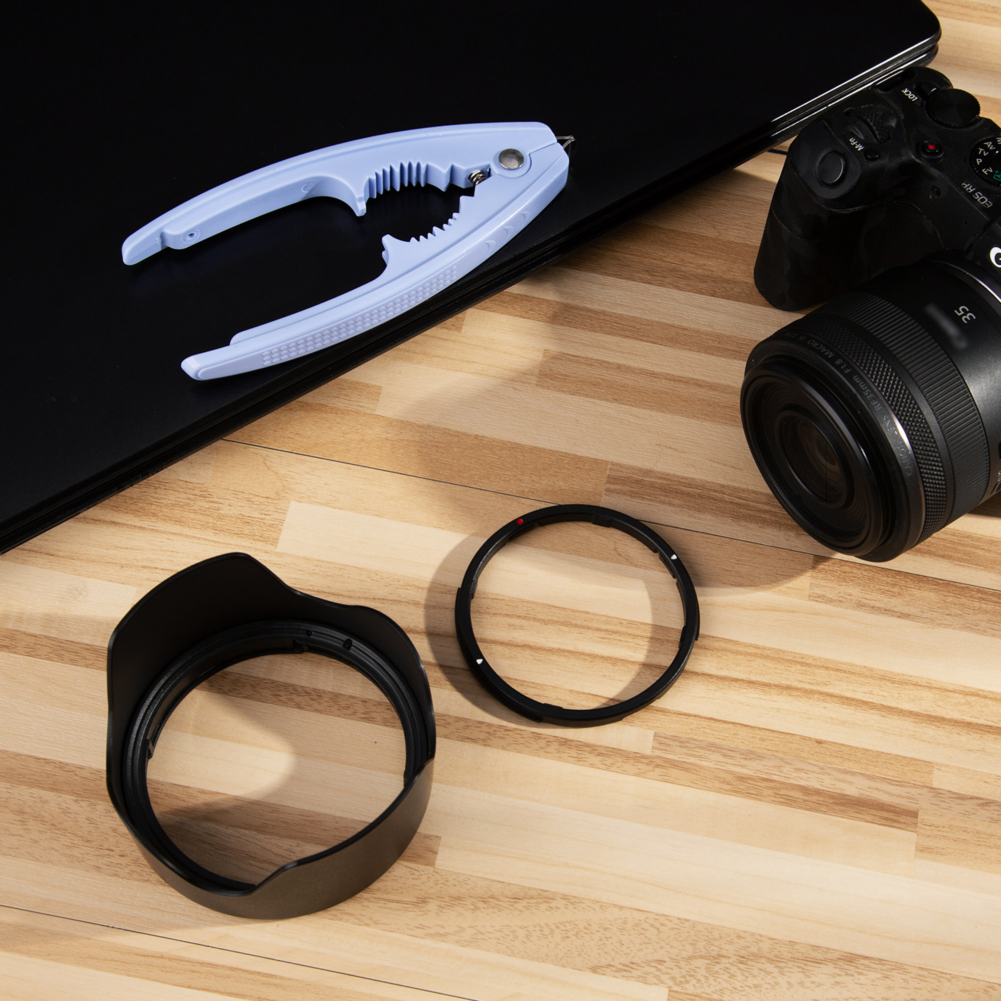 JJC Bayonet Camera Lens Hood for Canon RF 35mm F1.8 MACRO IS STM 