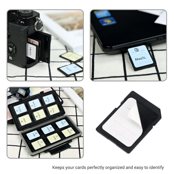JJC 120 SD Memory Card Labels - Thumbnail 4