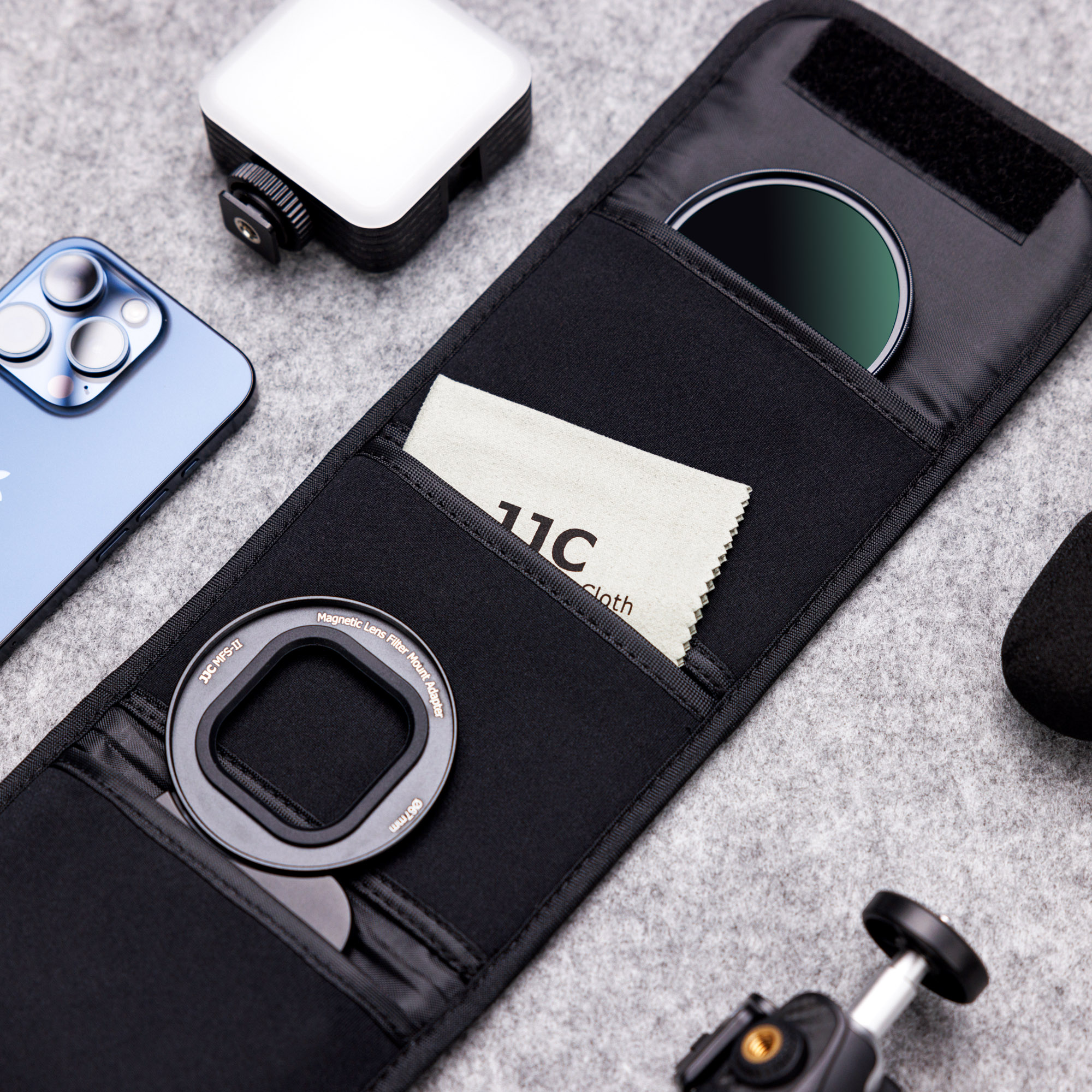67mm Magnetic Lens Filter Mount For IPhone 16/15/14/13/12 Pro Max & Plus Models - Universal Magnetic Adapter