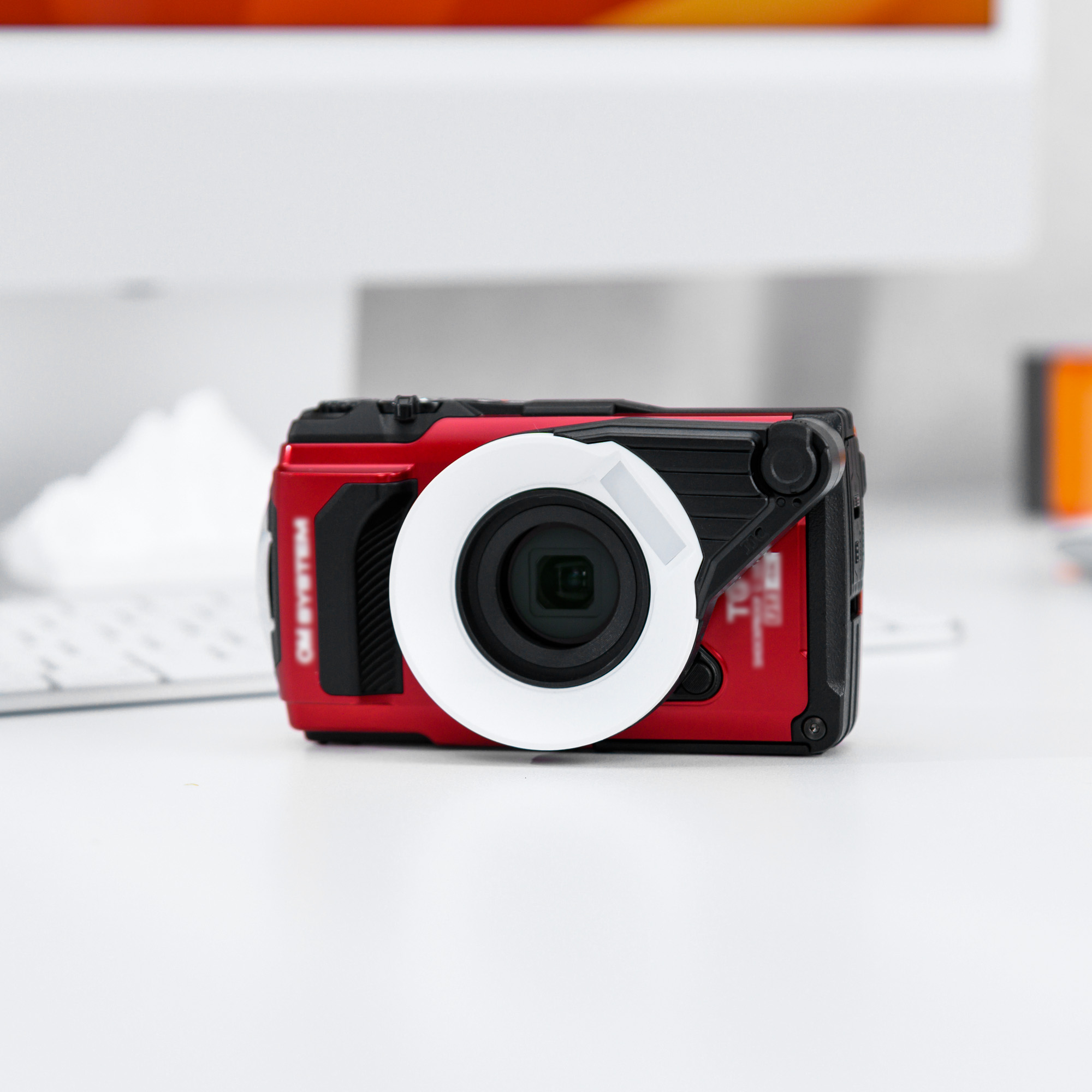 Olympus Tg-6 JJC LED Light Guide Ring With Hard Shell Protective Case For Olympus Tg4 Olympus - Foto 5