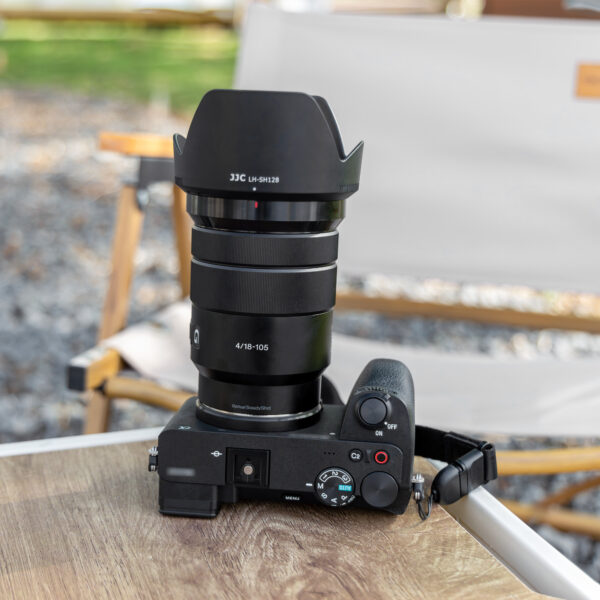 JJC ALC-SH128 Bayonet Reversible Lens Hood Shade for Sony E PZ 18-105mm F4 G OSS Lens,  Replaces ALC-SH128 Lens Hood - Image 8