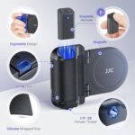 (1+1) 67mm Magnetic Phone Lens Filter Adapter + Phone Snap Grip 2