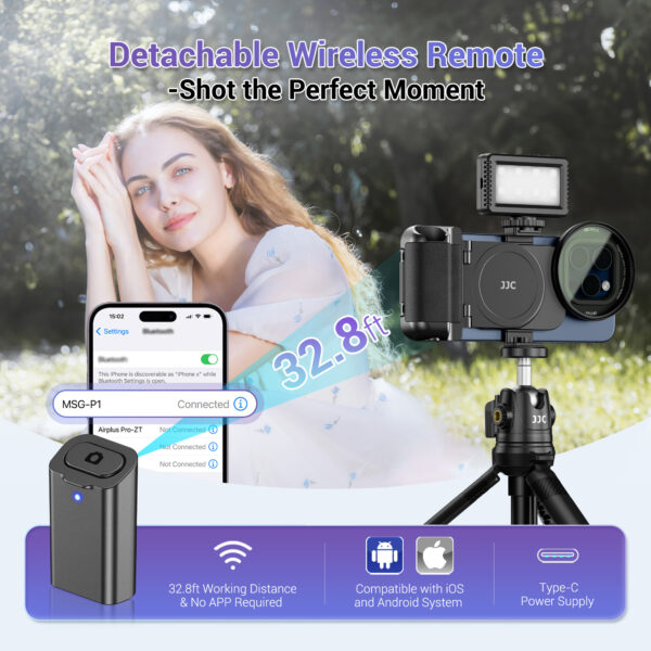 (1+1) 67mm Magnetic iPhone Lens Filter Adapter + iPhone Snap Grip - Image 4