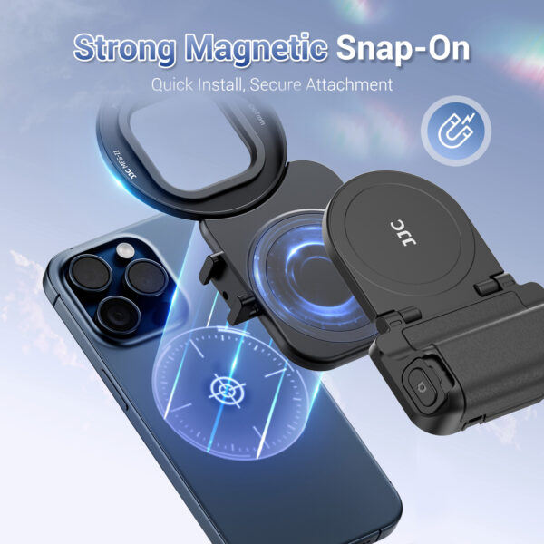 (1+1) 67mm Magnetic iPhone Lens Filter Adapter + iPhone Snap Grip - Image 2