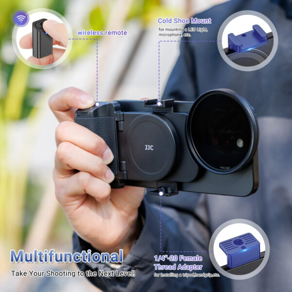(1+1) 67mm Magnetic iPhone Lens Filter Adapter + iPhone Snap Grip - Image 5