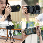 67mm Magnetic Phone Lens Filter Mount with iPhone Camera Snap Grip Kit