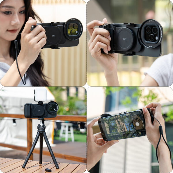 (1+1) 67mm Magnetic iPhone Lens Filter Adapter + iPhone Snap Grip - Image 3
