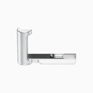 Metal L Handgrip Hand Grip for Sigma BF Handle Compatible with Peak Design Capture Camera Clip- Silver