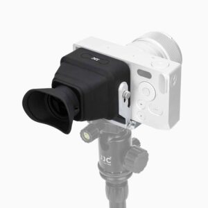Foldable Camera LCD Viewfinder for Sigma BF, Adjustable 3X Magnification BF Screen Sunshade-Silver