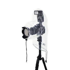 JJC 2 Pack Universal Camera Lens Rain Cover with Flash