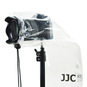 JJC 2 Pack Universal Clear Camera Lens Rain Cover