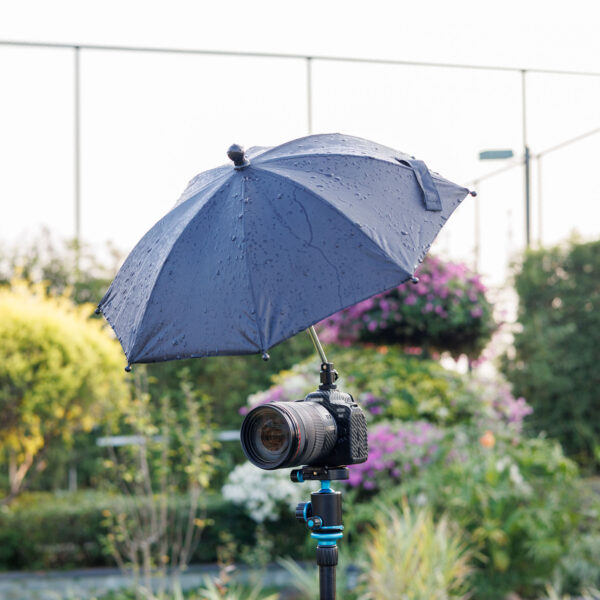 DSLR Mirrorless Camera Hot Shoe Umbrella Rain Cover Protector Sunshade - Image 7