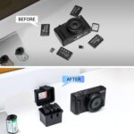 DB-110 LI-92B LI-90B NP-50 Battery and SD Micro SD Card Case 5