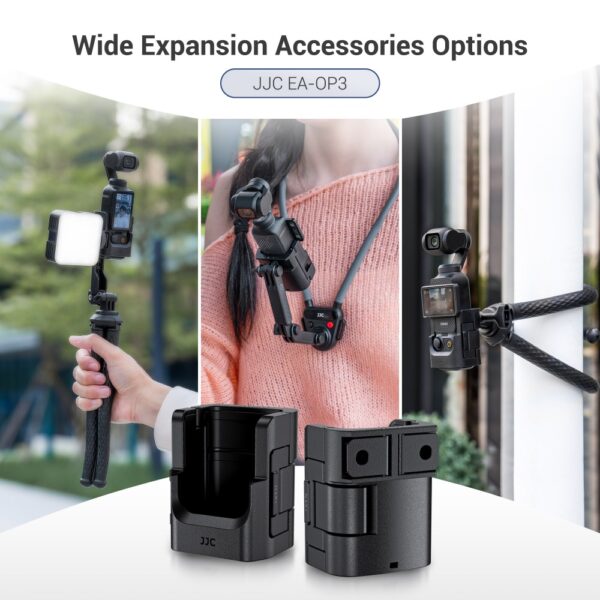Expansion Adapter Cage for DJI Osmo Pocket 3 with Cold Shoe - Image 6