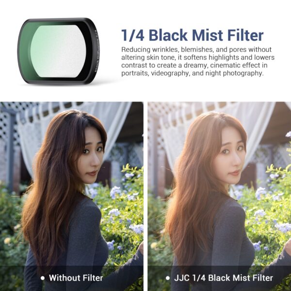 Magnetic DJI Osmo Pocket 3 Black Mist 1/4 Filter with Case - Image 3
