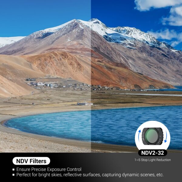 3 Pack DJI Osmo Pocket 3 ND & CPL & Black Mist 1/4 Filter Set - Image 3