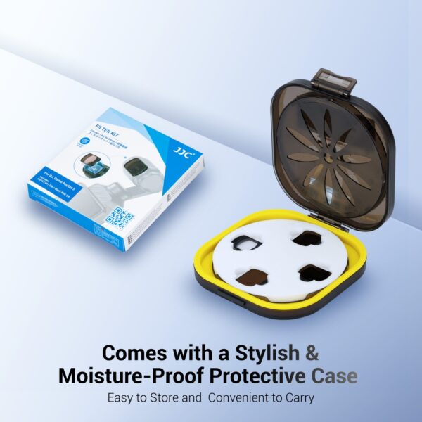 4 Pack Osmo Pocket 3 ND16 ND64 ND256 Black Mist 1/4 Filter Set - Image 8