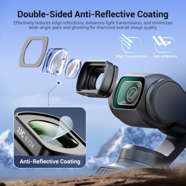 4 Pcs Pocket 3 CPL NDV2-32 Black Mist 1/4 Filter Wide Angle Lens - Image 8
