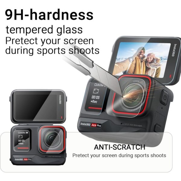 6PCS Insta 360 Ace Pro Screen Protector Lens Protective Film - Image 5