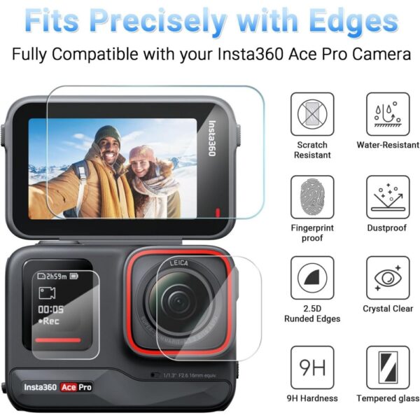 6PCS Insta 360 Ace Pro Screen Protector Lens Protective Film - Image 6