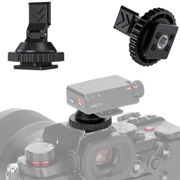 Camera Cold Shoe Adapter DJI Mic Mini & 1/4" 20(Mic Mini Only) - Image 2