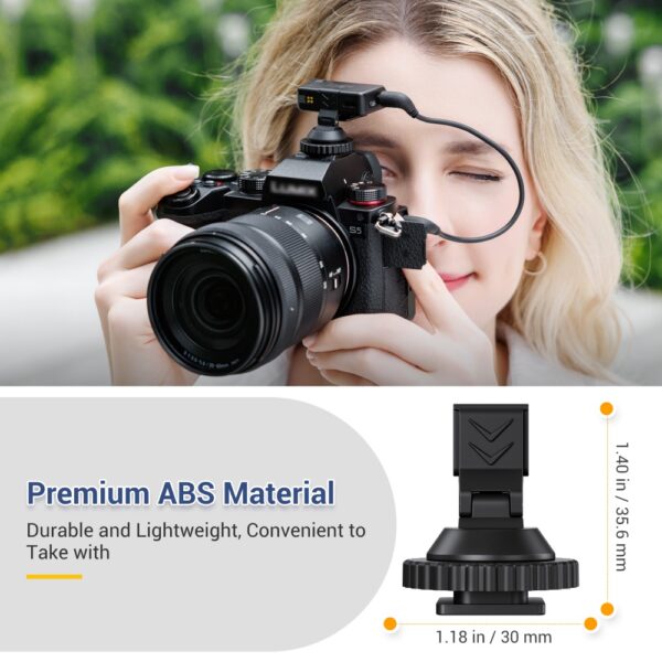 Camera Cold Shoe Adapter DJI Mic Mini & 1/4" 20(Mic Mini Only) - Image 4