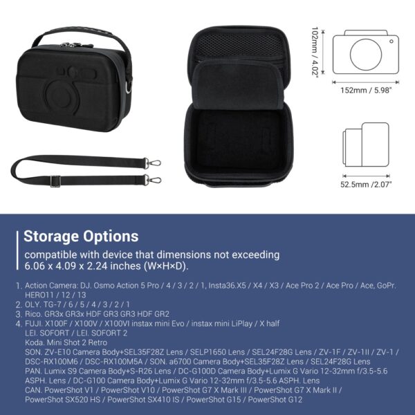 EVA Portable Action Camera Carrying Case (Modular Interior​) - Image 7