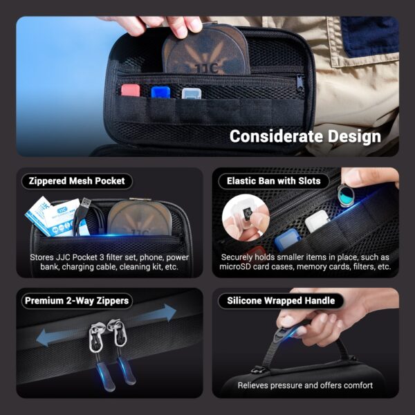 EVA Carrying Case for DJI Osmo Pocket 3 Creator Combo - Image 4