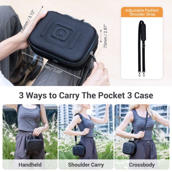 Osmo Pocket 3 Carrying Case for DJI Mic & Battery Handle - Image 8