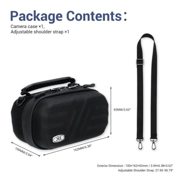Carrying Case for Insta360 X5 X4 X3 & Battery & Selfie Stick - Image 9