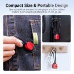 JJC Magnetic Battery Tester for AA AAA LR44 LR41 18650 14500 16340 C CR2032 CR2025 CR1632 CR1616 D A76 5