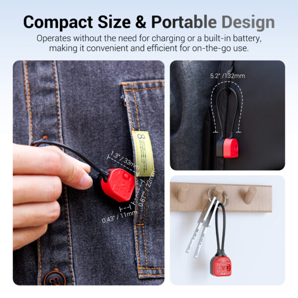 JJC Magnetic Battery Tester for AA AAA LR44 LR41 18650 14500 16340 C CR2032 CR2025 CR1632 CR1616 D A76 - Image 6