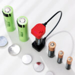 JJC Magnetic Battery Tester for AA AAA LR44 LR41 18650 14500 16340 C CR2032 CR2025 CR1632 CR1616 D A76 6 (2)