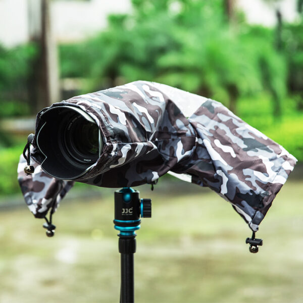 Camera Lens Rain Cover Raincoat Sleeve Gear Camo - Camouflage - Image 2