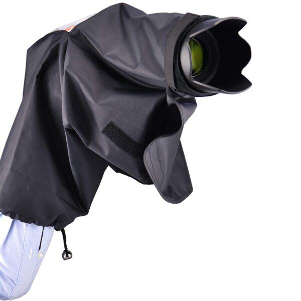DSLR Camera Raincoat Rain Cover Sleeve Dust Proof Protector Compatible with Canon EB and EF Eyecup - Image 9