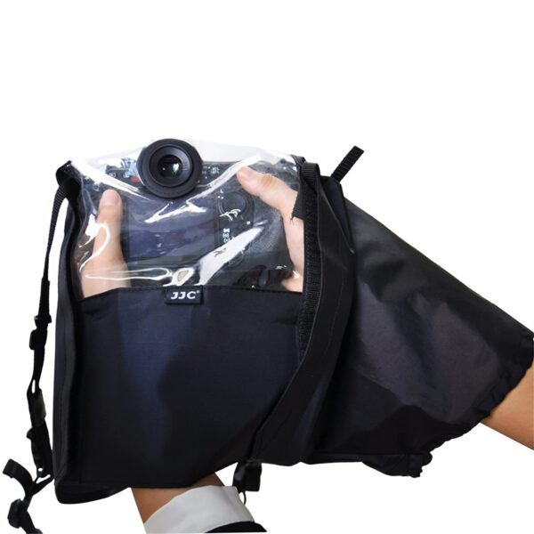 DSLR Camera Raincoat Rain Cover Sleeve Dust Proof Protector Compatible with Canon EB and EF Eyecup - Image 10