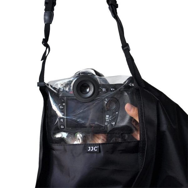 Waterproof DSLR Camera Lens Rain Cover Raincoat Gear Outdoor Dust Sleeve Protector Compatible with Canon EG Eyecup - Image 8