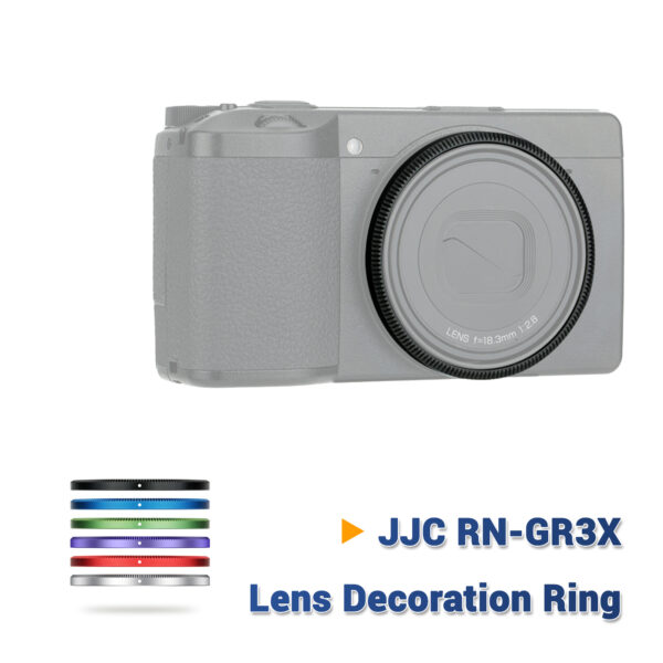 JJC Ricoh GR IIIx GRIIIx GR3x HDF Lens Decoration Ring Cap Accessories Replaces Ricoh GN-2 Ring Cap-Purple - Image 2