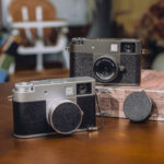 Leather Texture Lens Cap for Fuji X Half,-2