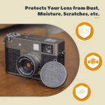 Leather Texture Lens Cap for Fuji X Half,-6
