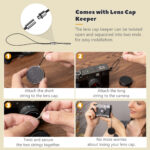 Leather Texture Lens Cap for Fuji X Half,-7
